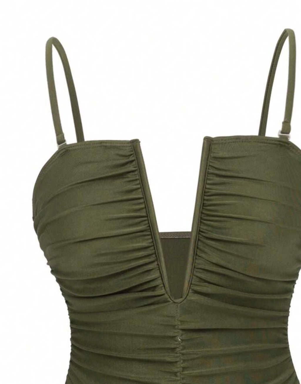 Olive Muse Ruched Set