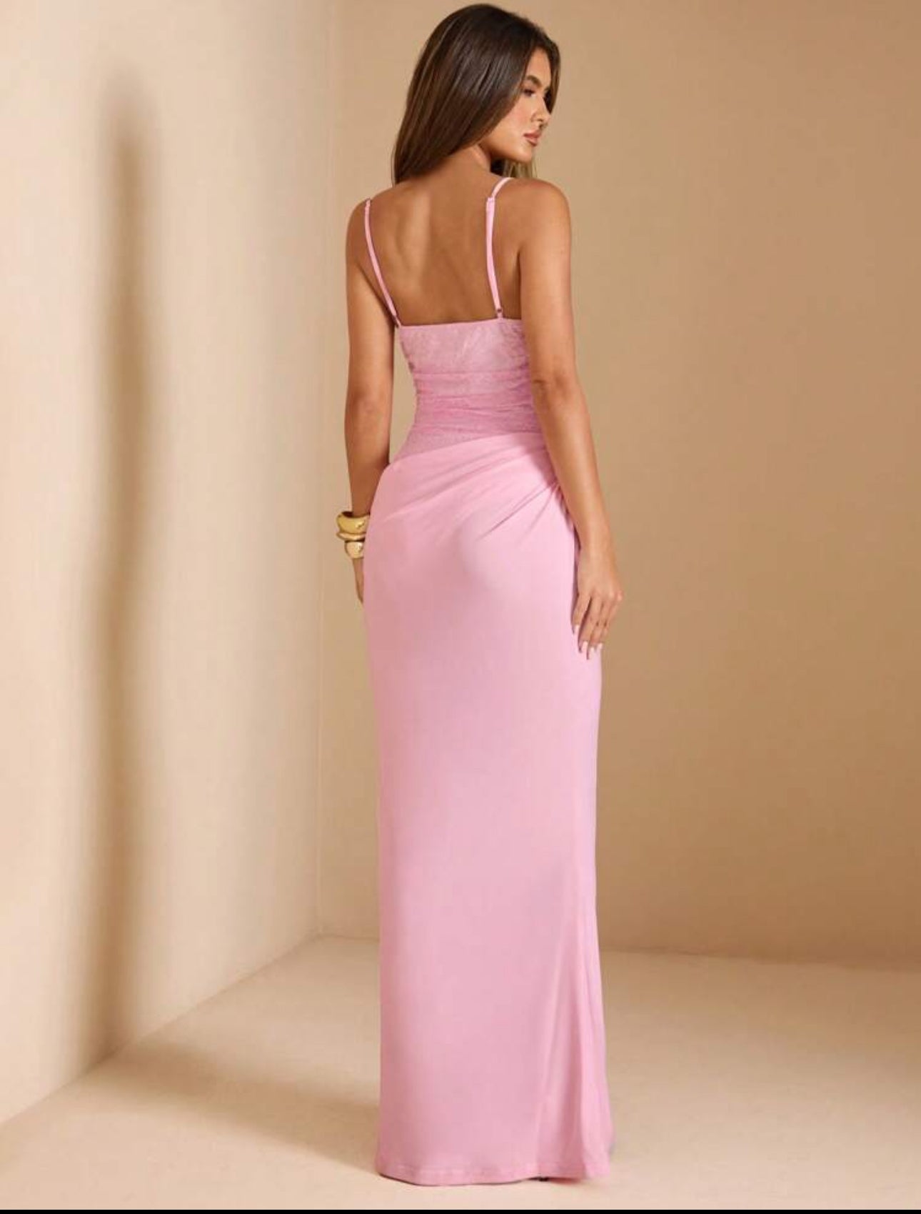 Pink Aura Bodycon Gown