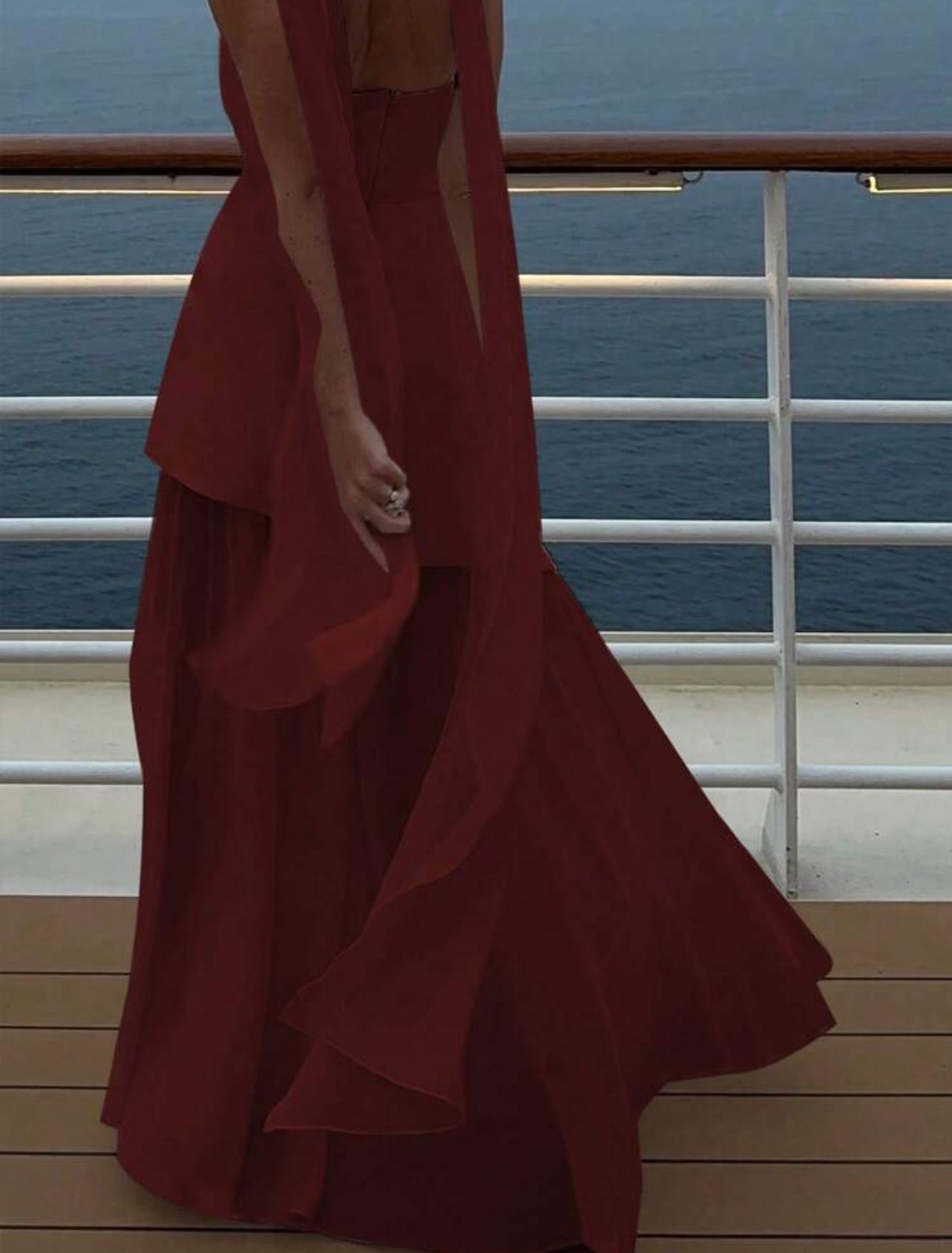 Crimson Twilight Gown