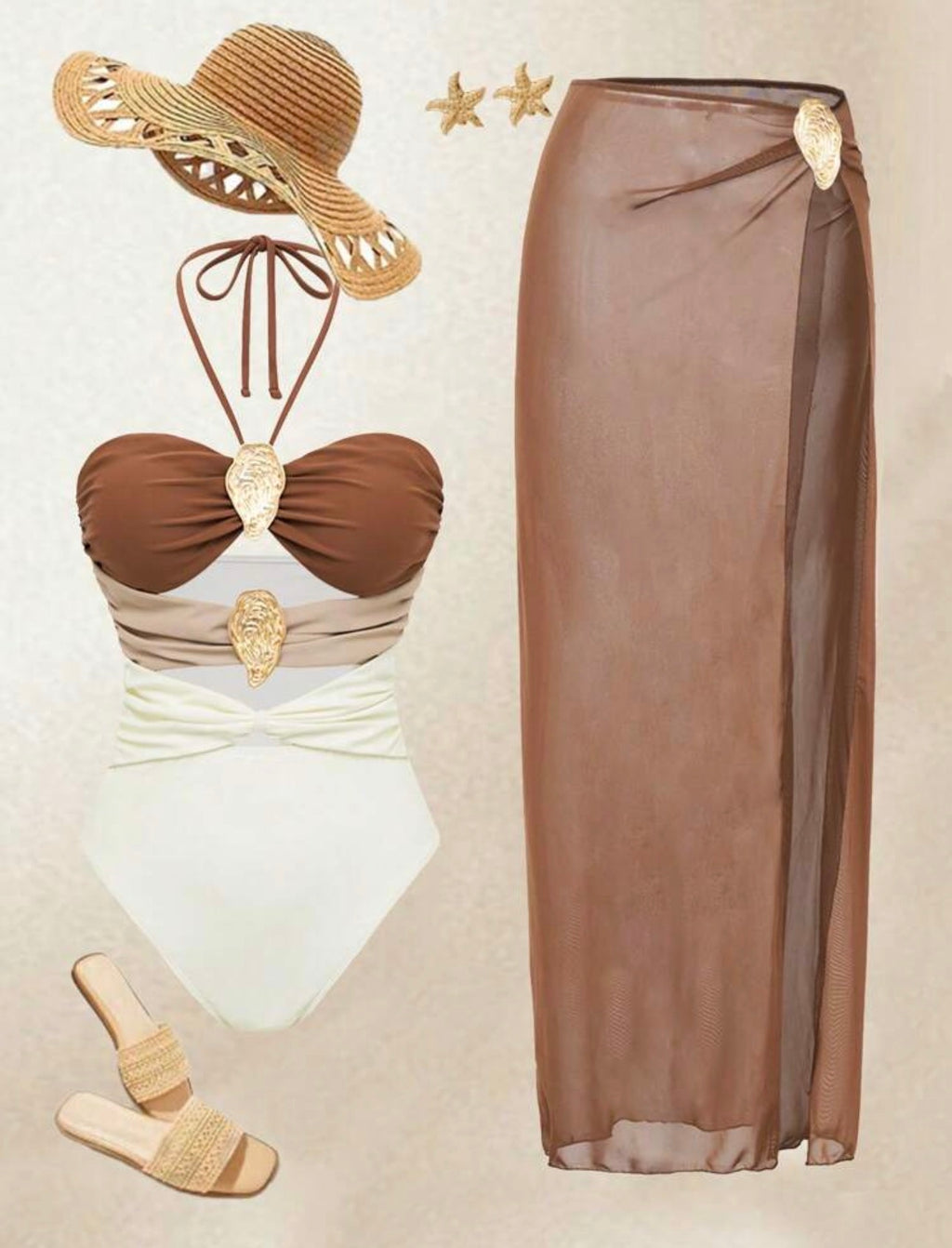 Golden Coast Shell Set
