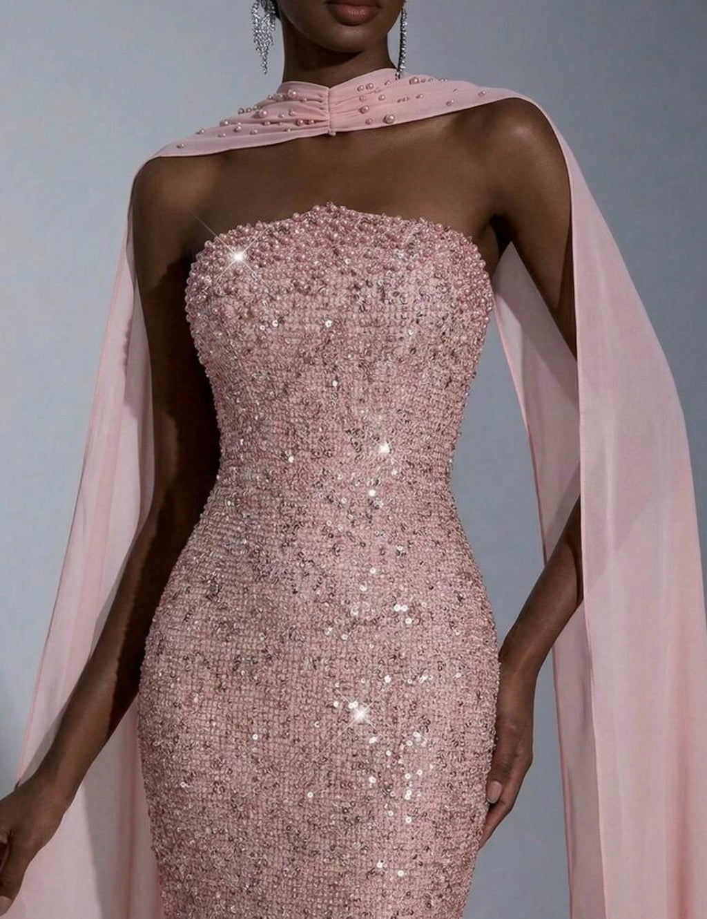 Aurélia Crystal Veil Gown