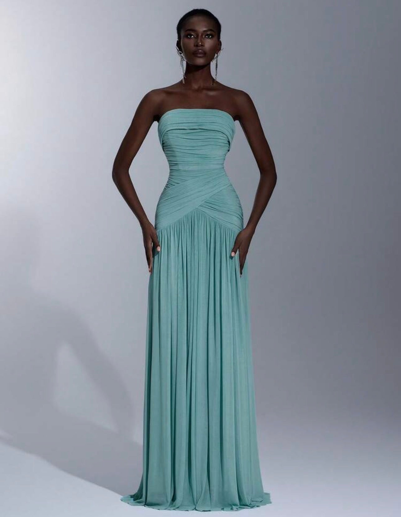Celestia Ruched Gown