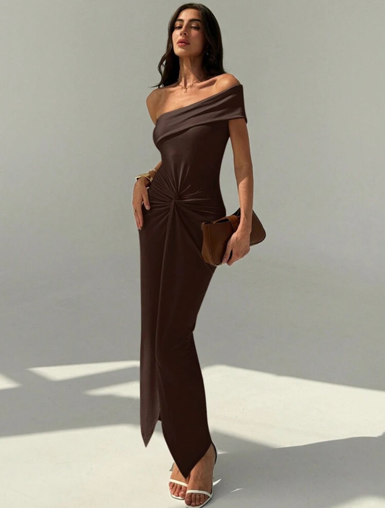 Mocha Twist Bodycon Dress