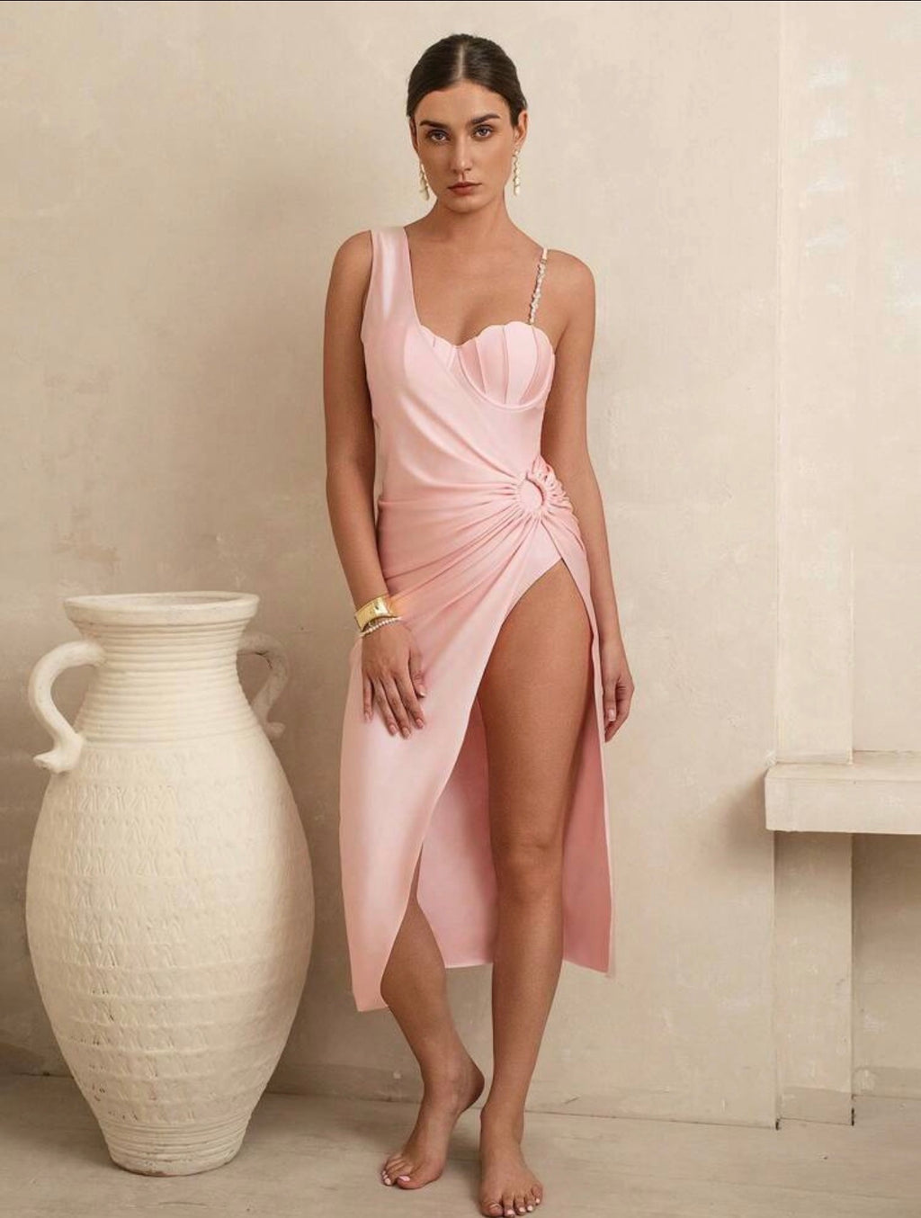 Blush Riviera Crystal Set