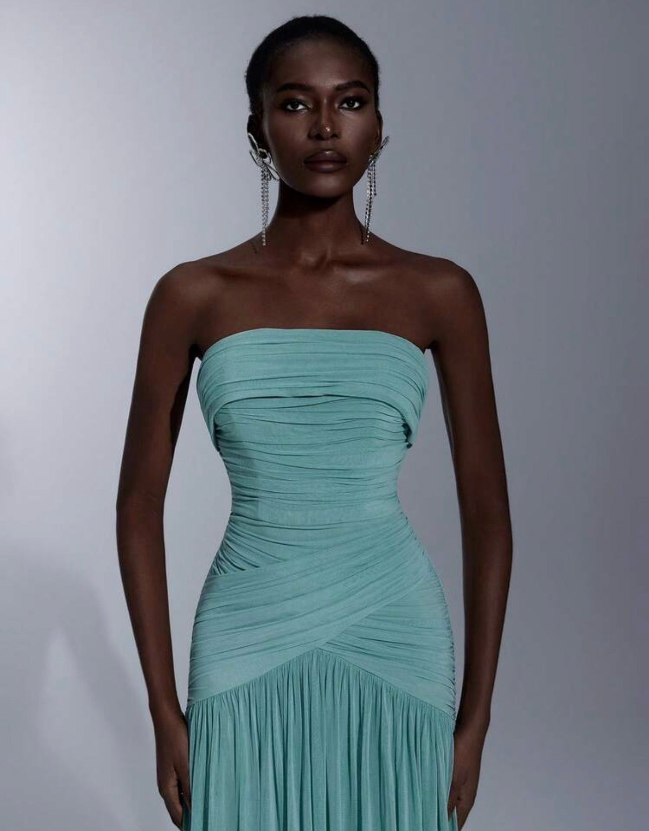 Celestia Ruched Gown