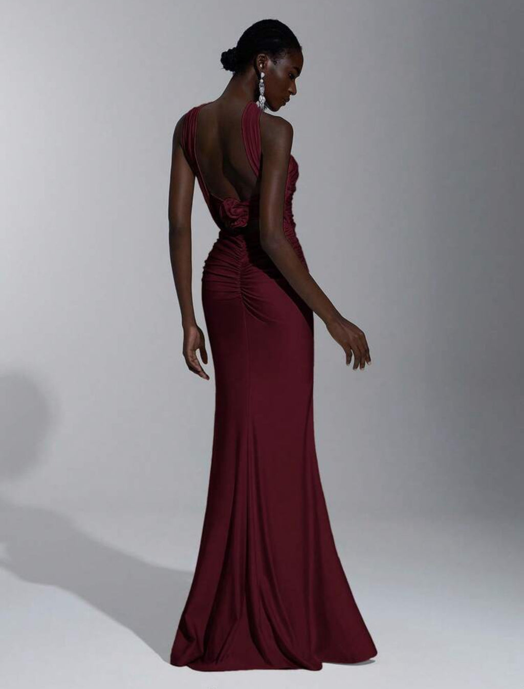 Burgundy Muse Gown