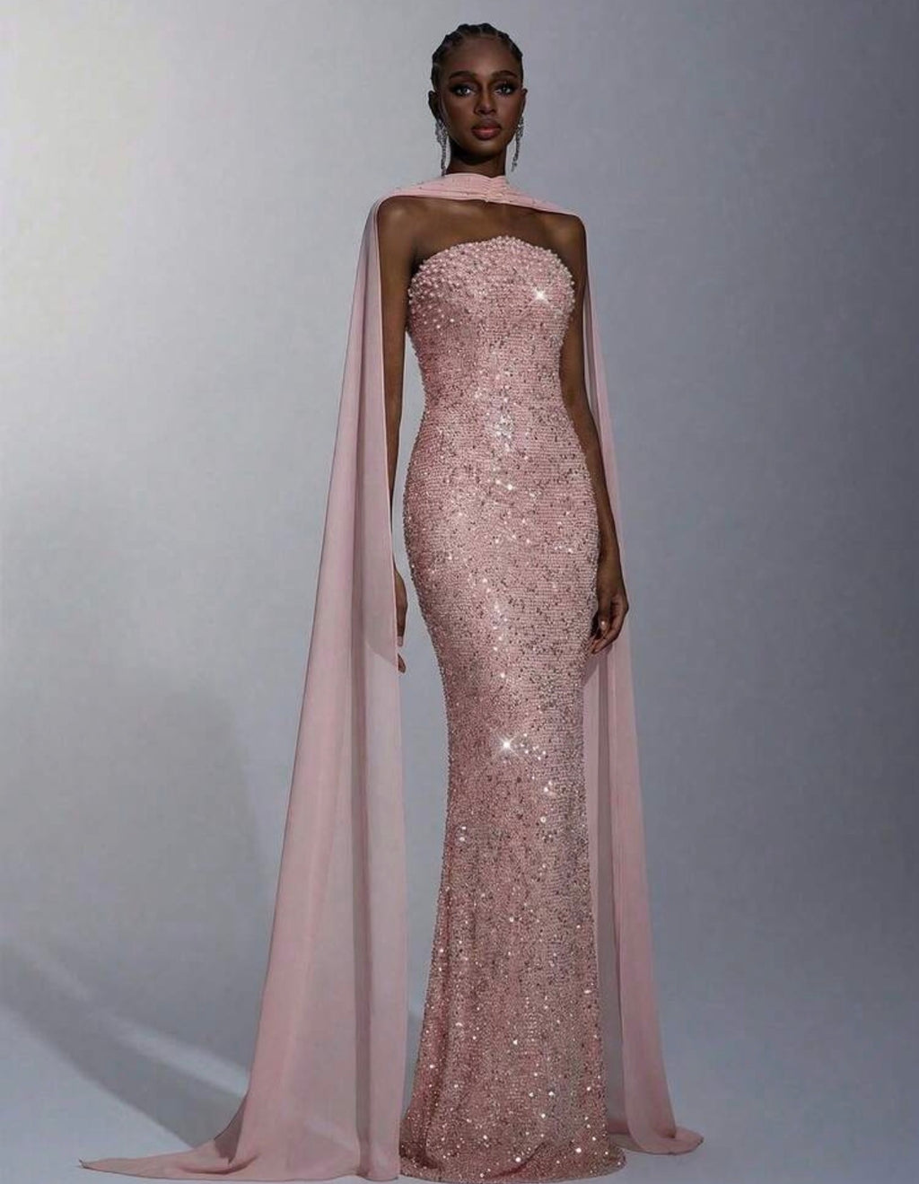 Aurélia Crystal Veil Gown