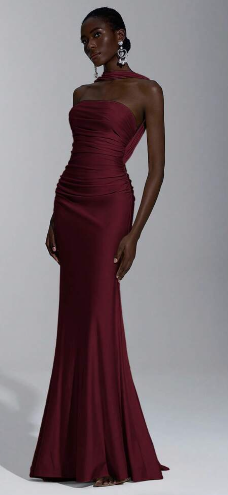 Burgundy Muse Gown