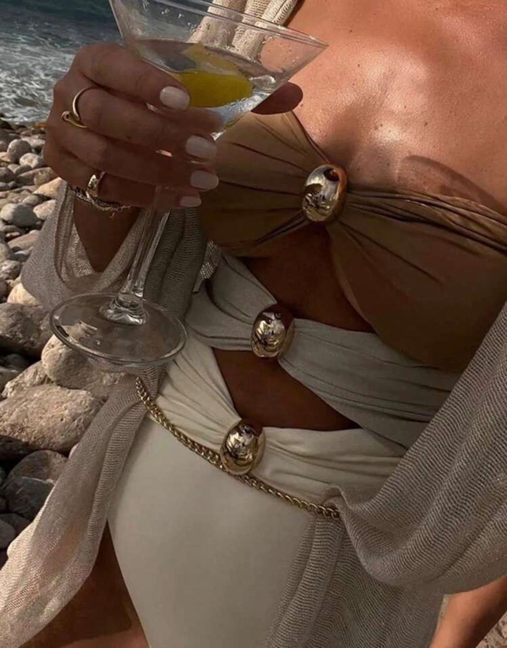 Golden Dune Luxe Swimsuit
