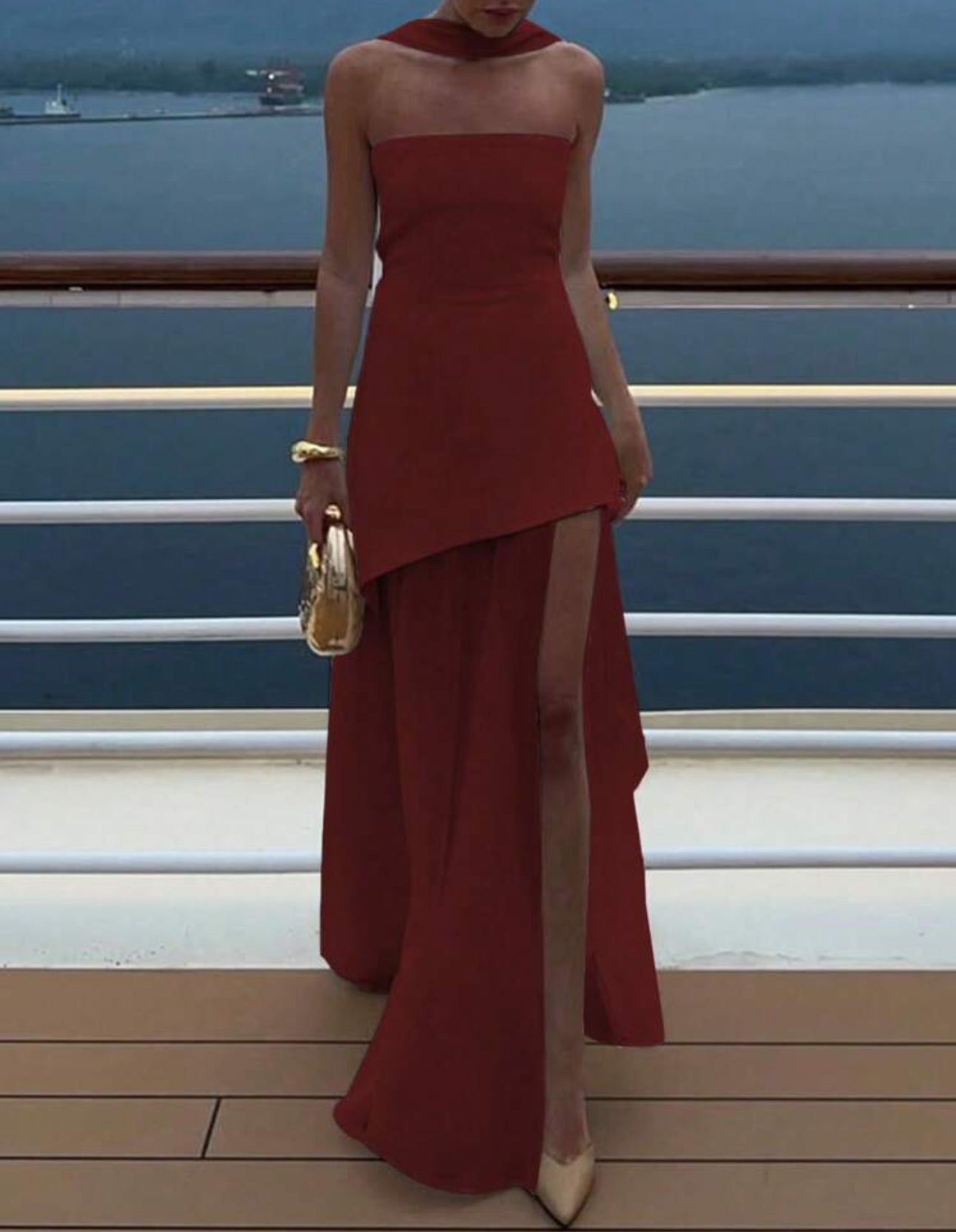 Crimson Twilight Gown