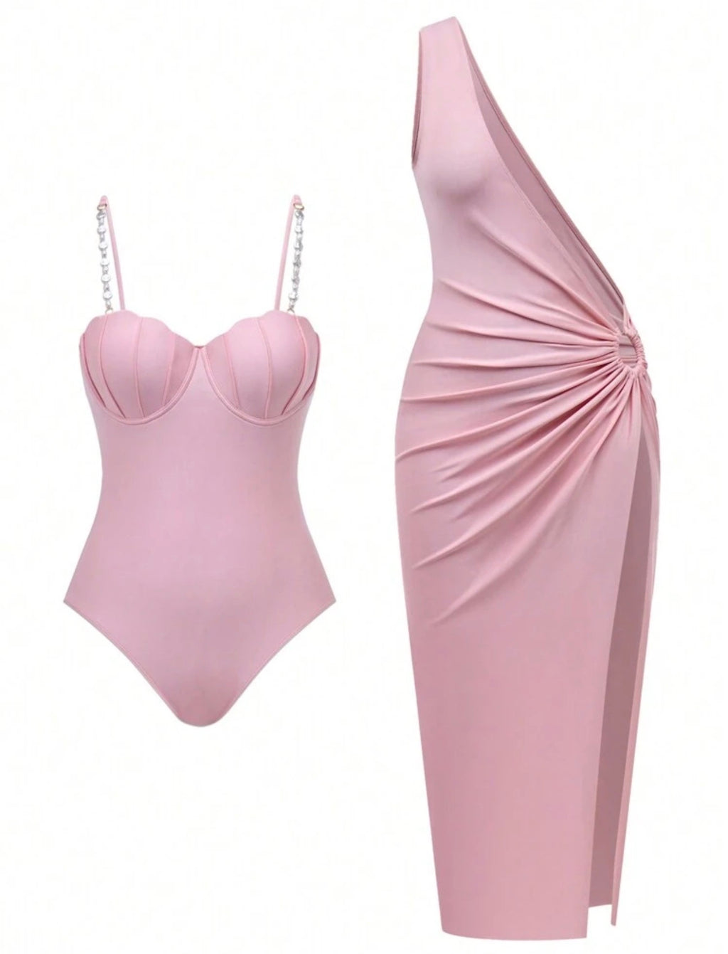 Blush Riviera Crystal Set