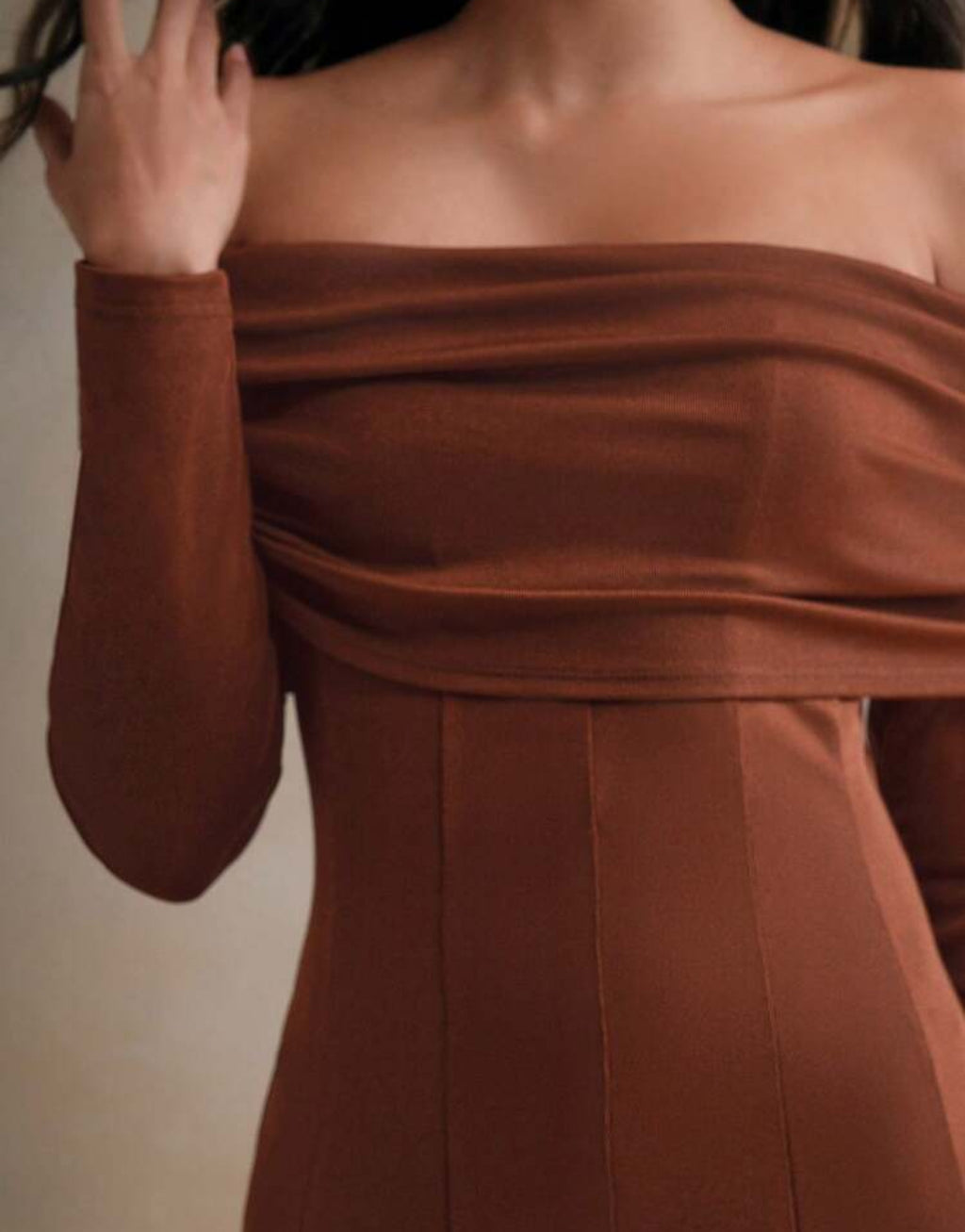 Aphrodite Off-Shoulder Gown