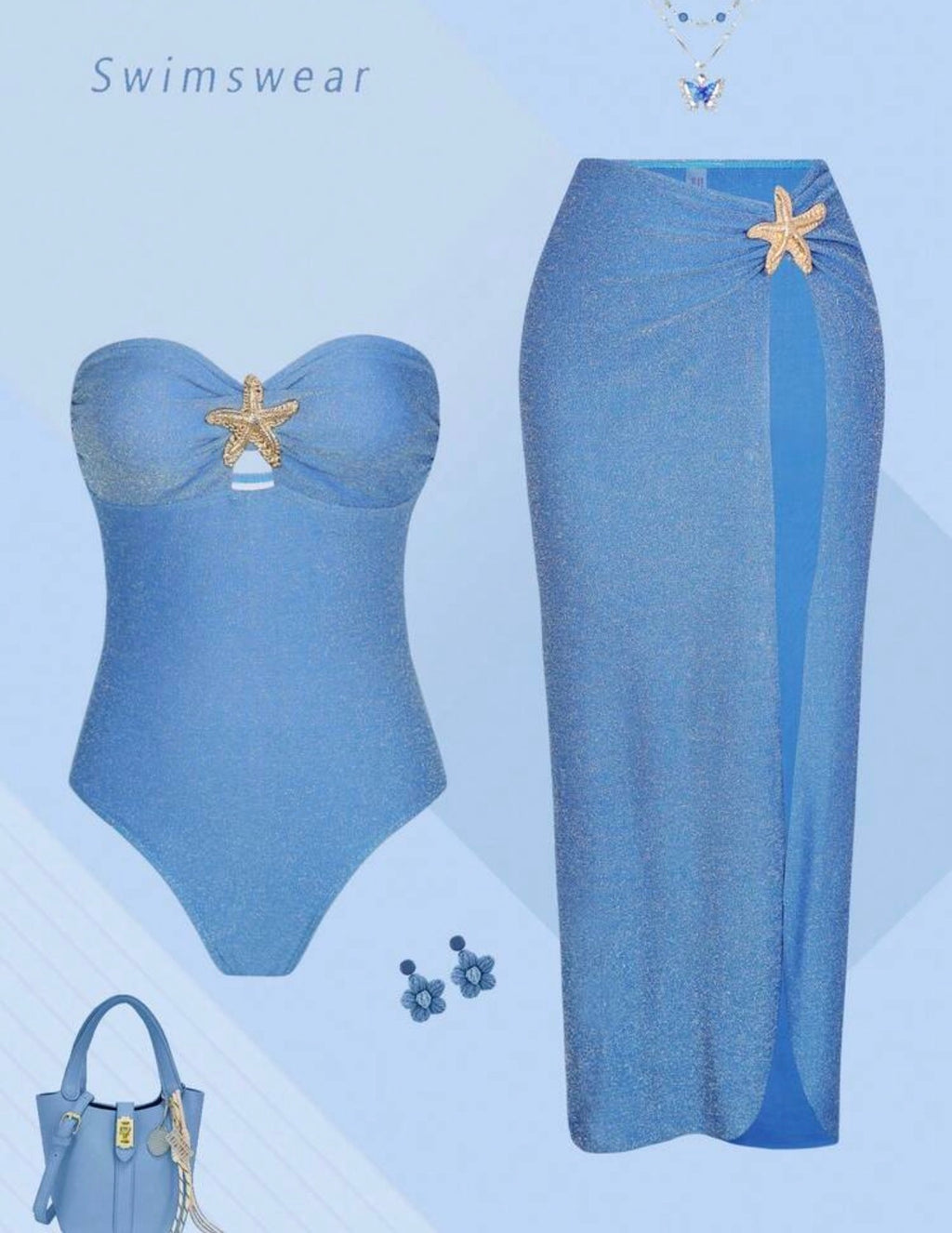 Azure Starfish Luxe Set