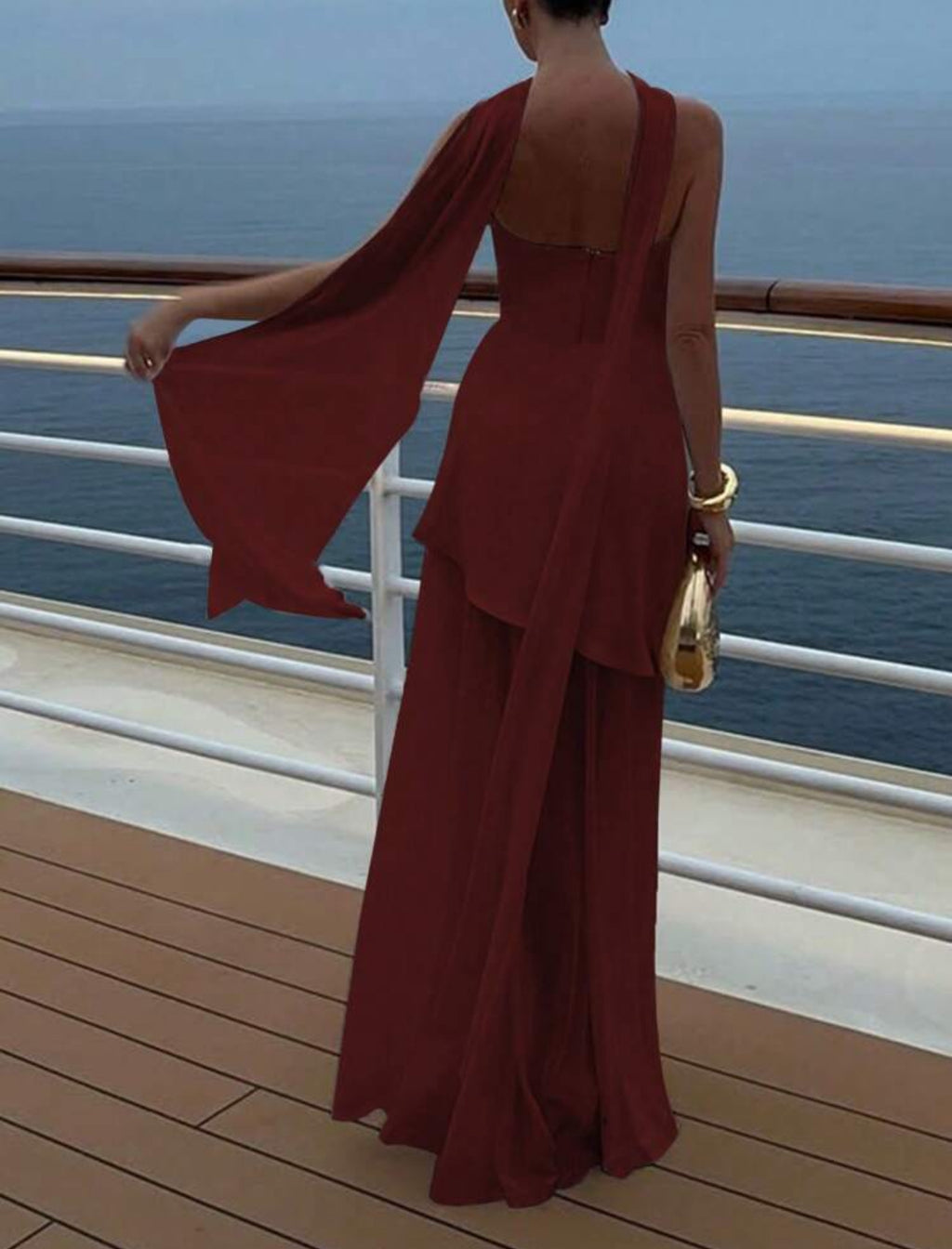 Crimson Twilight Gown