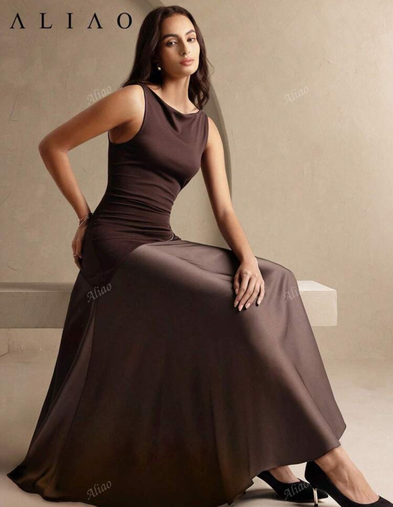 Mocha Elegance Maxi