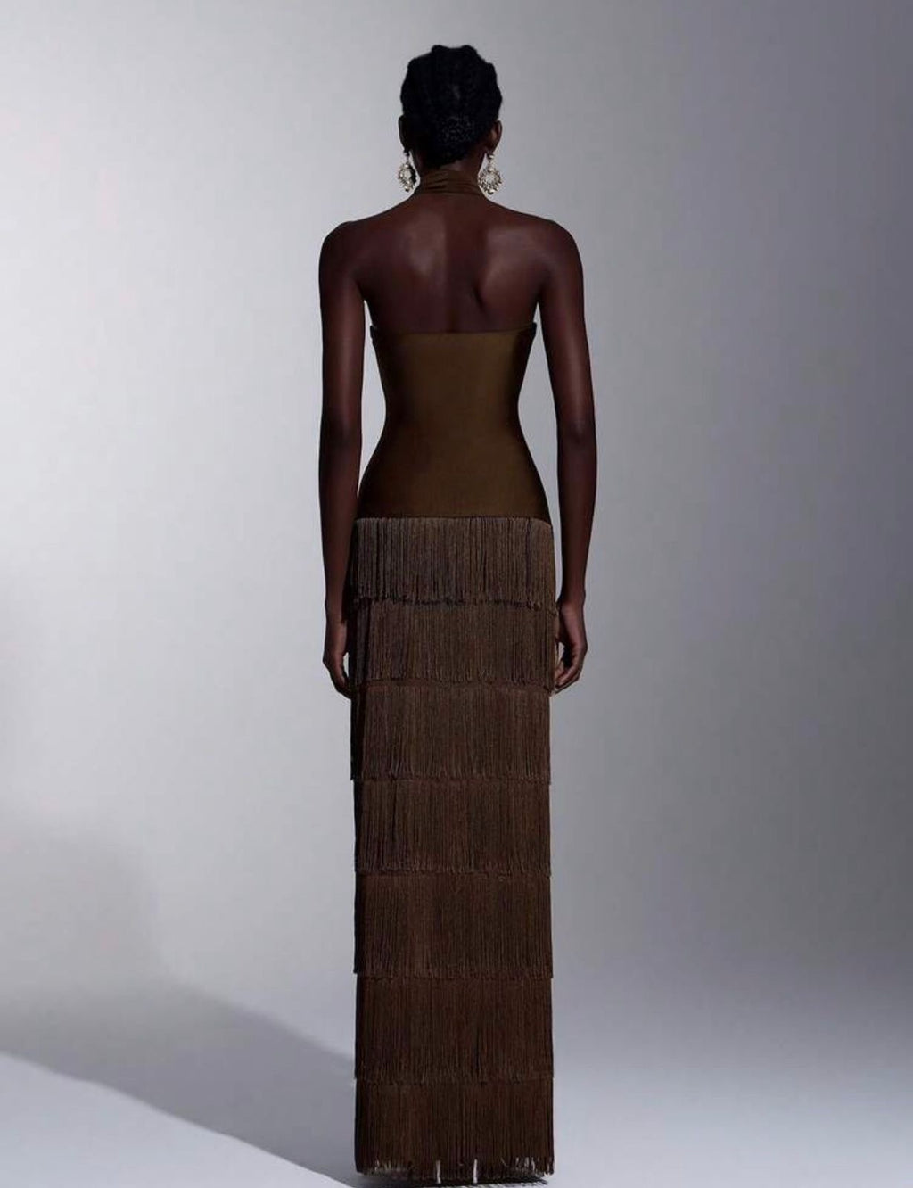 The Sloane Fringe Gown