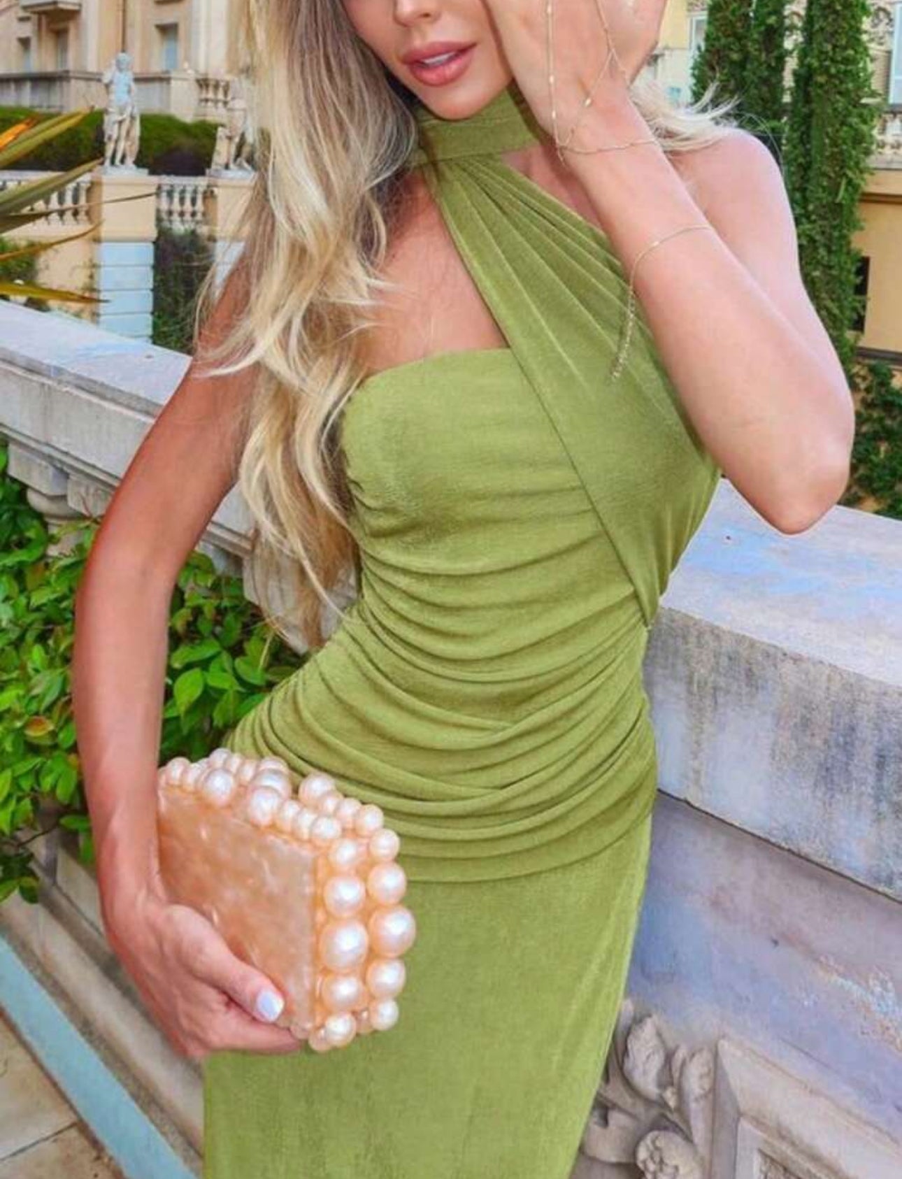 Olive Luxe Dress