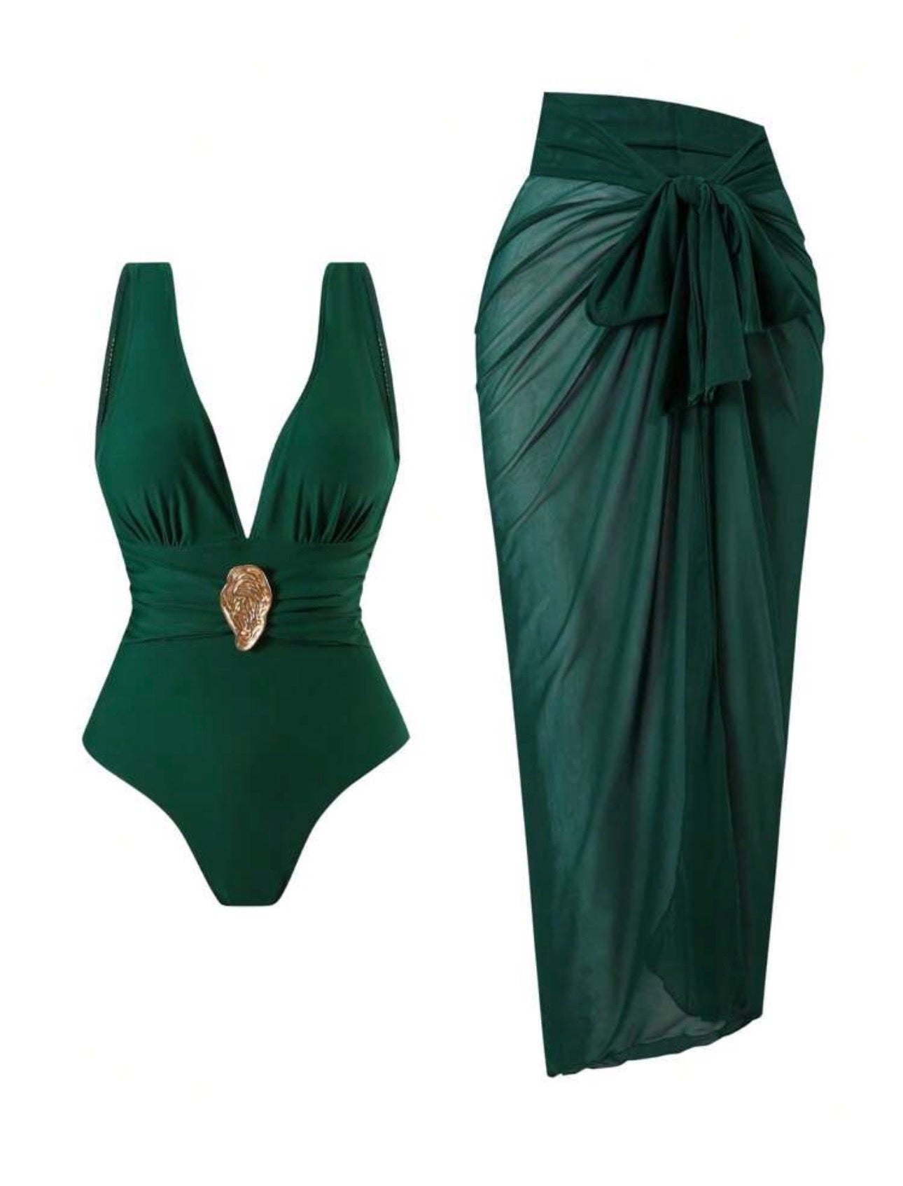 Emerald Goddess Wrap Set