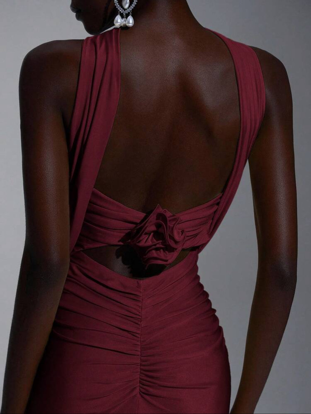 Burgundy Muse Gown