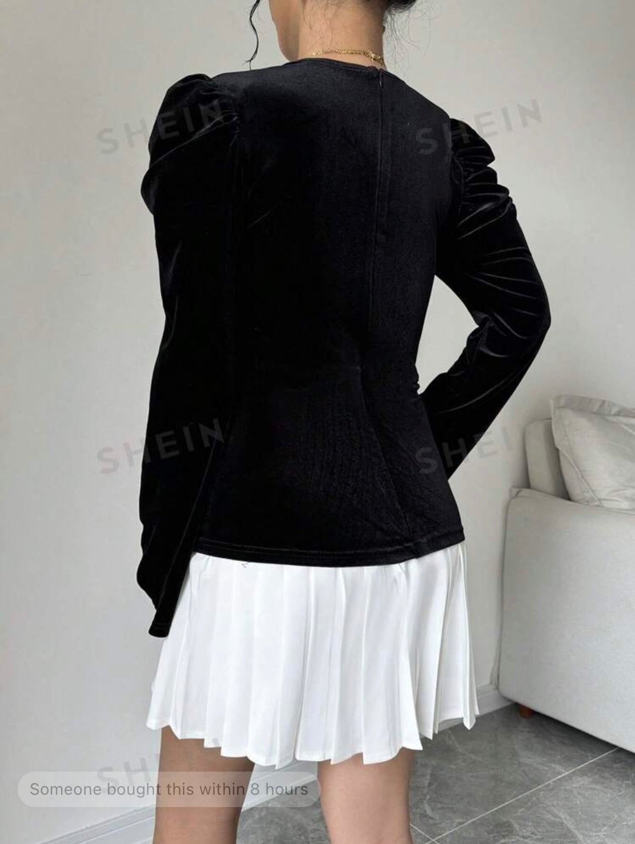 Monaco Pleated Contrast Mini