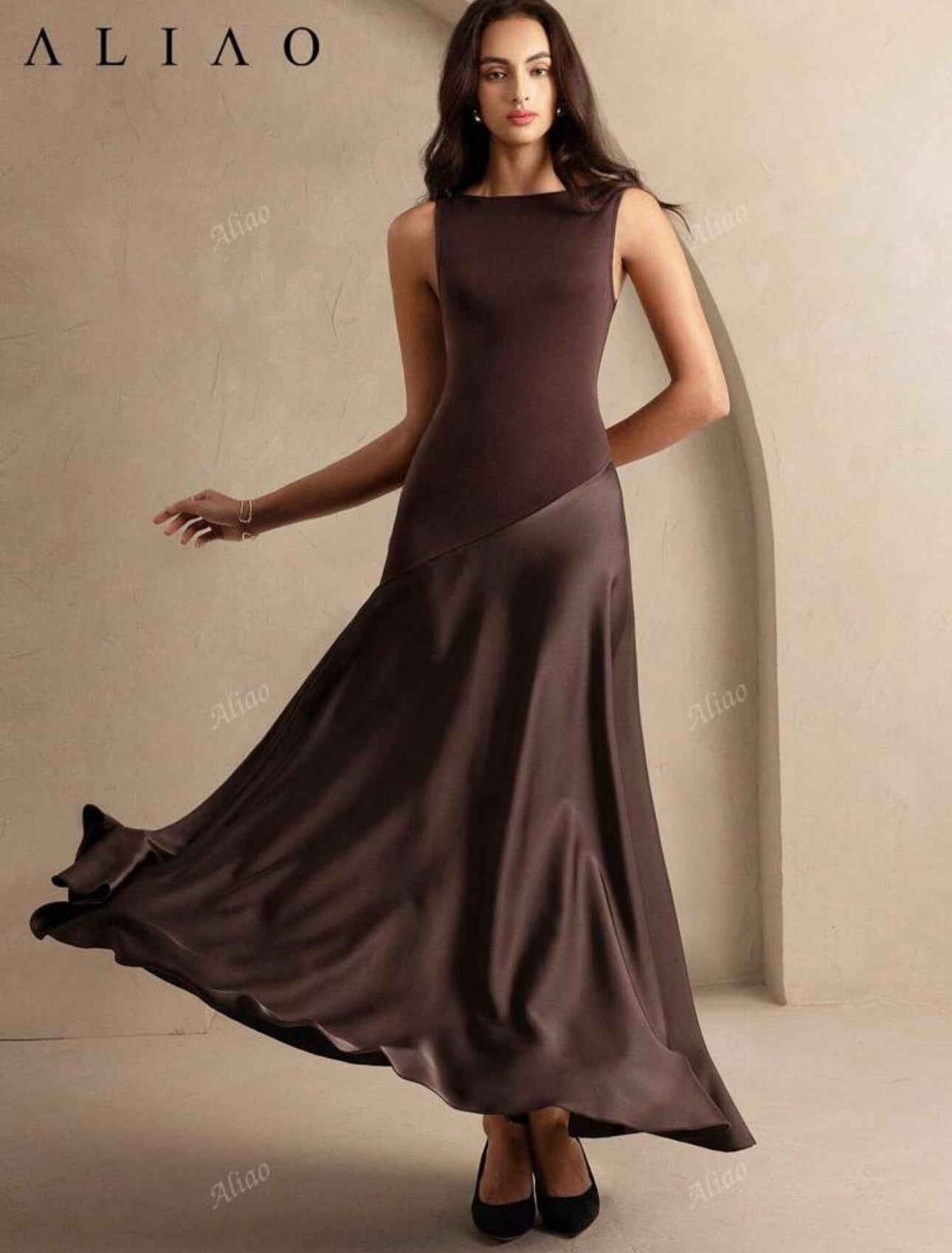 Mocha Elegance Maxi