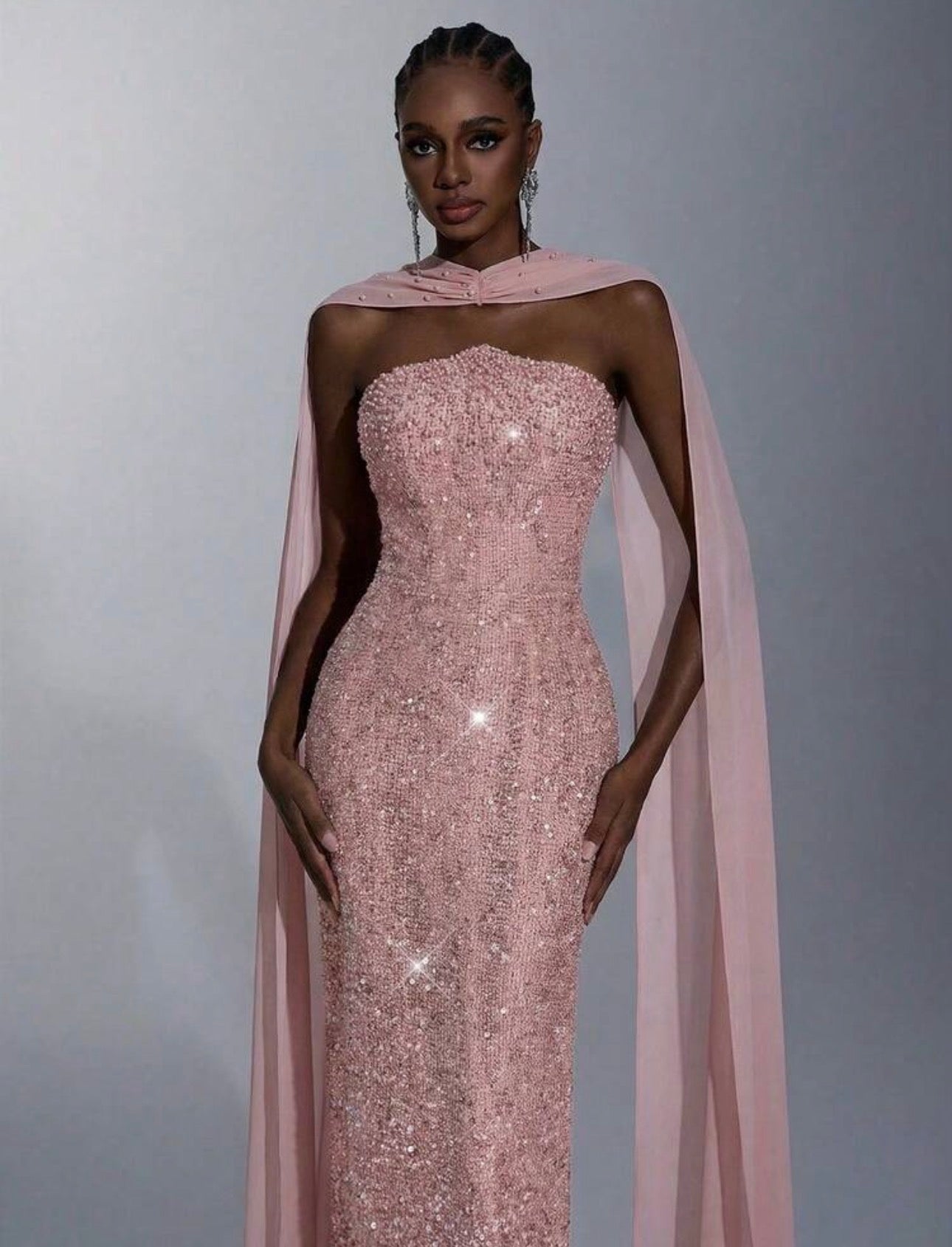 Aurélia Crystal Veil Gown