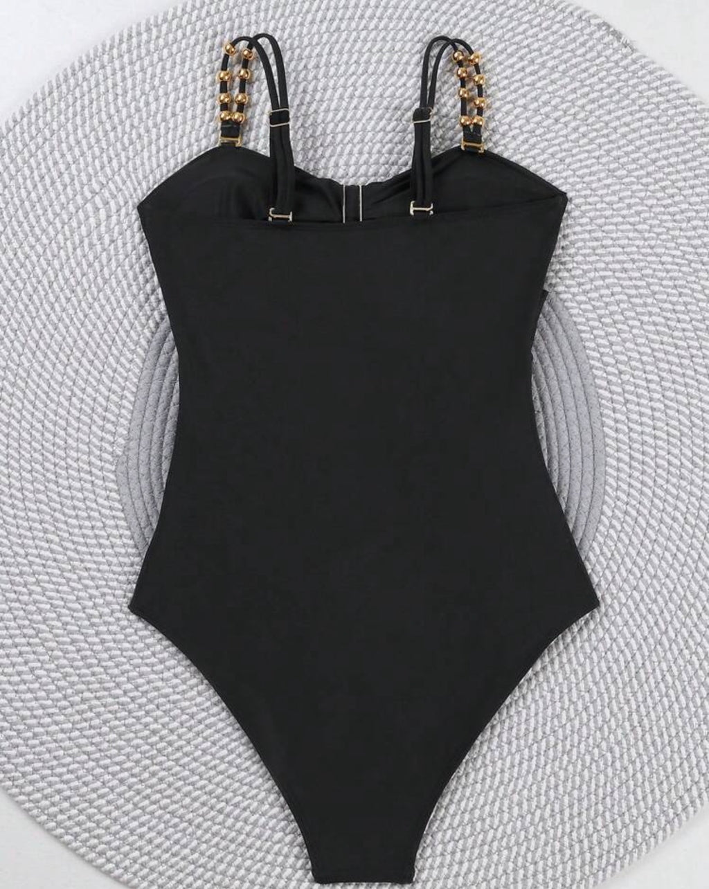 Noir Sculpt Hardware Swimsuit