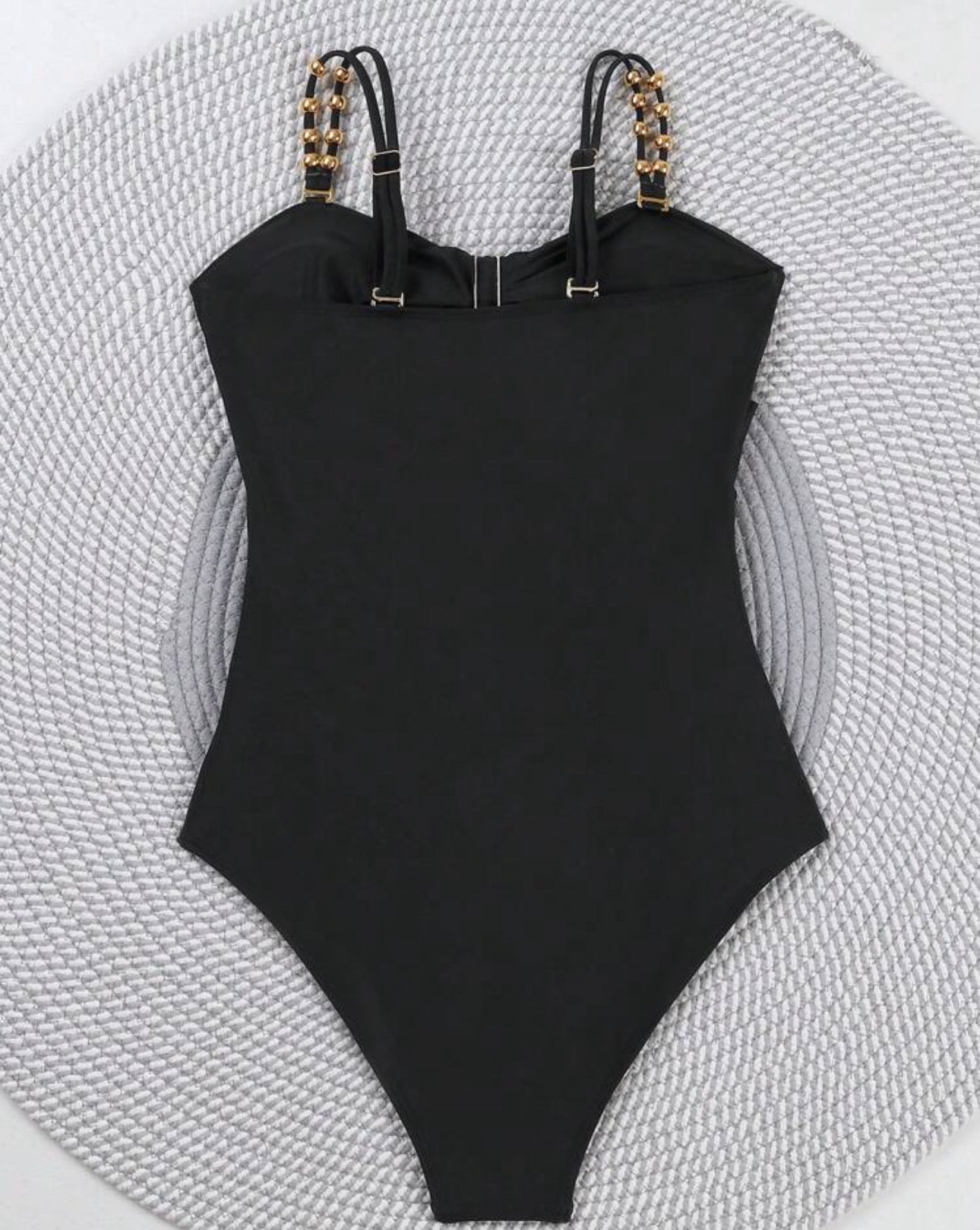 Noir Sculpt Hardware Swimsuit