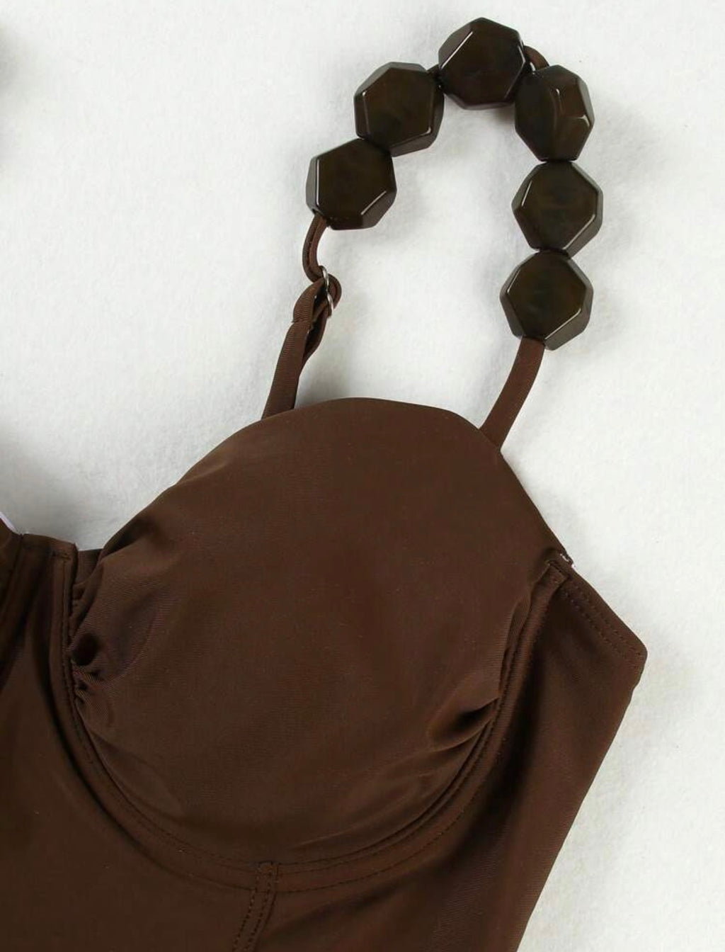 Cocoa Luxe Draped Set