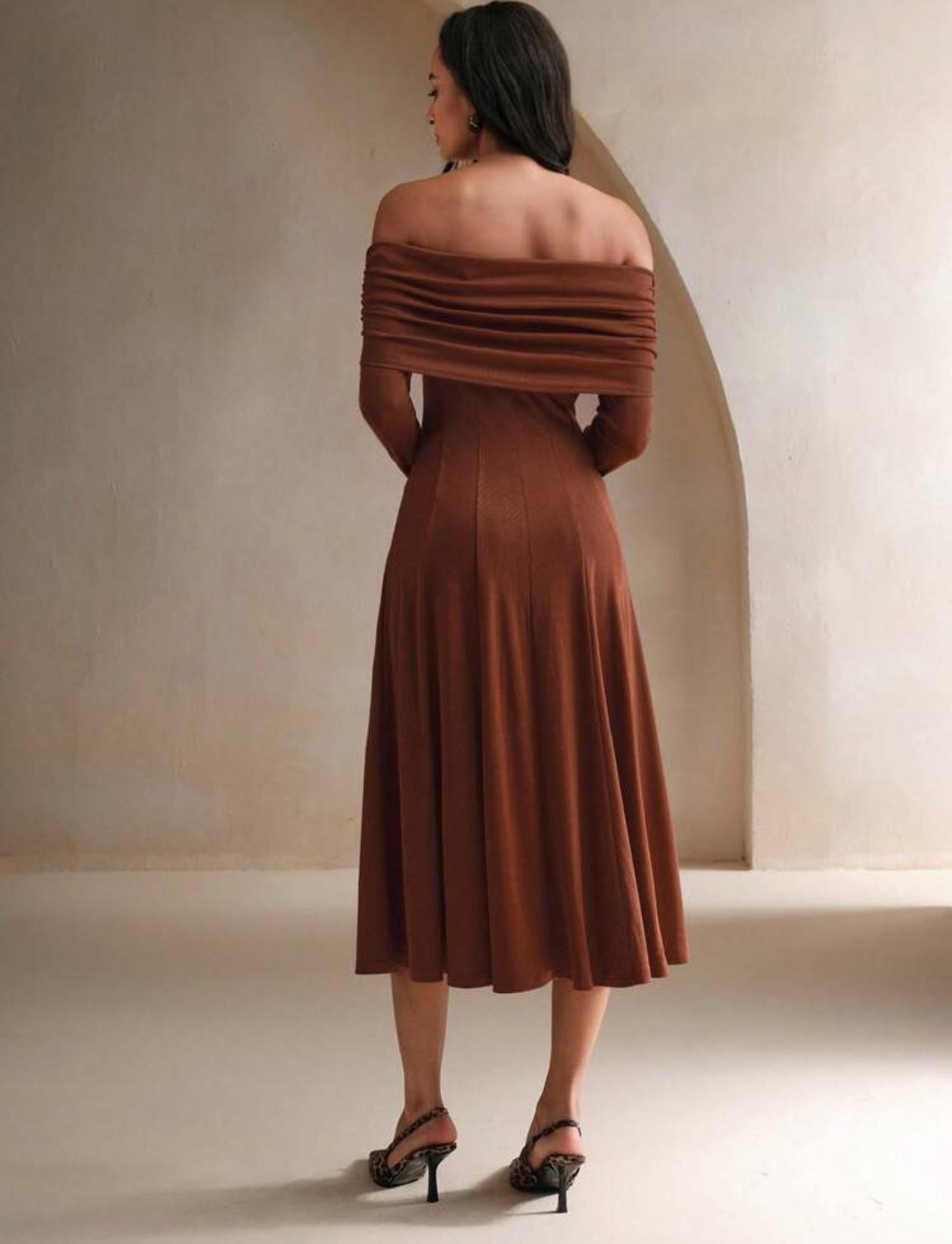 Aphrodite Off-Shoulder Gown