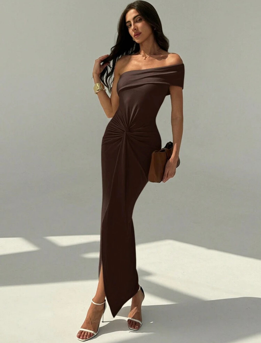 Mocha Twist Bodycon Dress