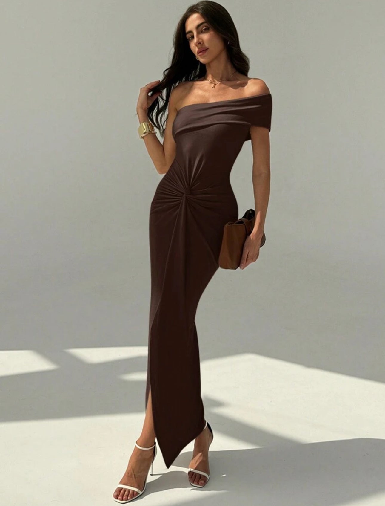 Mocha Twist Bodycon Dress